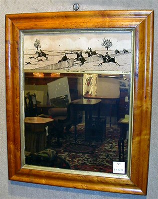 Lot 165 - Classical Bird's-Eye Maple and Eglomise Mirror...
