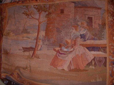 Lot 741 - Aubusson Tapestry France, circa 1900 Depicting...