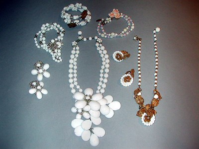 Lot 456 - Miscellaneous Group of White Miriam Haskell...