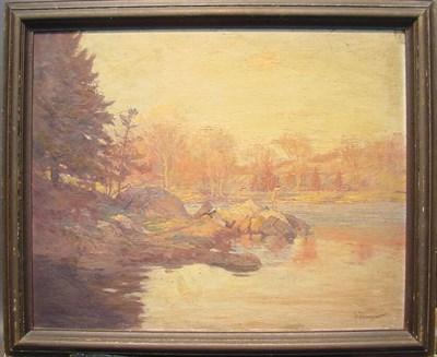 Lot 78 - Hal Robinson 1875-1933 THE SWIMMING HOLE...