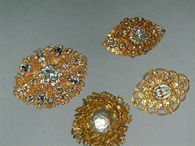 Lot 463 - Group of Four Miriam Haskell Brooches...