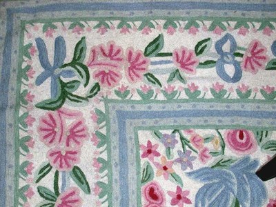 Lot 750 - Chainstitch Carpet India, contemporary The...