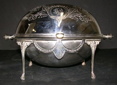 Lot 509 - Georgian Style Silver Plated Breakfast Server