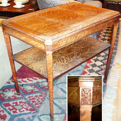 Lot 406 - Edwardian Satinwood Side Table