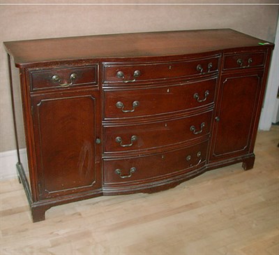 Lot 575 - Georgian Style Mahogany Credenza
