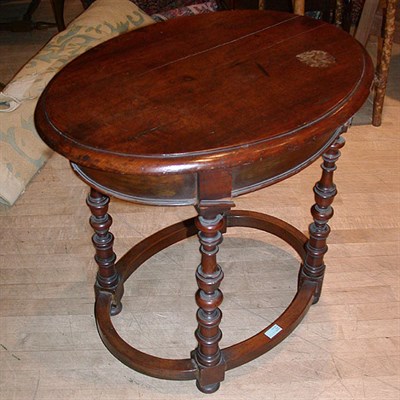 Lot 333 - Baroque Style Walnut Side Table