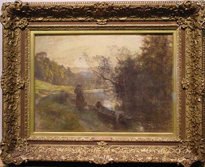 Lot 202 - Leon Augustin Lhermitte French, 1844-1925...