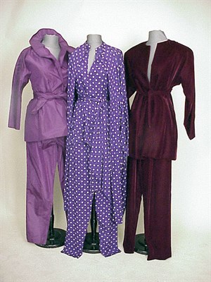 Lot 191 - Three Halston Pants Ensembles Late 1970s The...