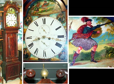 Lot 339 - Georgian Style Scottish Mahogany Tall Case Clock
