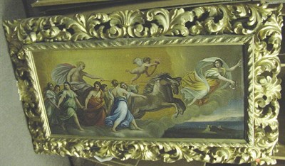Lot 94 - After Guido Reni CHARIOT OF AURORA Oil on...