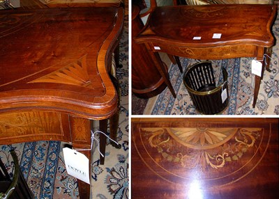 Lot 691 - Regency Style Marquetry Inlaid Mahogany...