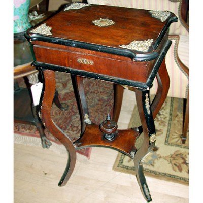 Lot 590 - Napoleon III Style Part Ebonized Gilt-Metal...