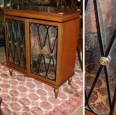 Lot 454 - Neoclassical Style Walnut Side Cabinet