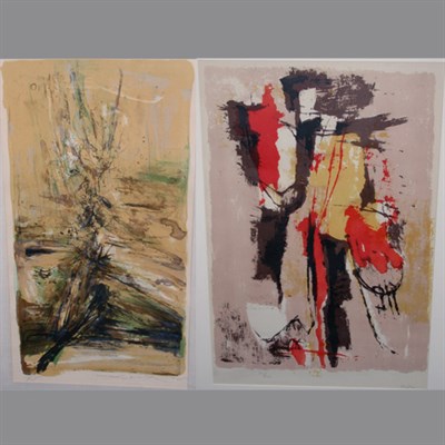 Lot 183 - Zao Wou-Ki ABSTRACT IN YELLOW Color lithograph,...