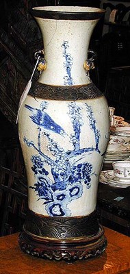 Lot 167 - Blue and White Porcelain Vase
