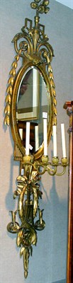 Lot 604 - Pair of Louis XVI Style Gilt-Wood Four-Light...