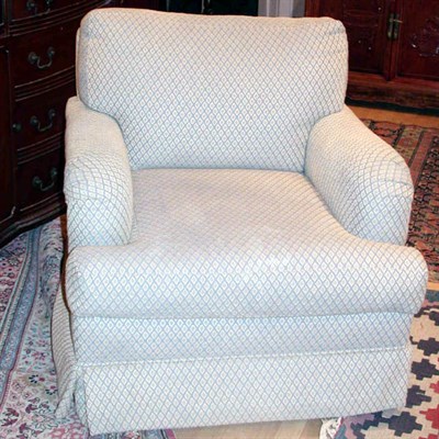 Lot 577 - Two Upholstered Armchairs Modern