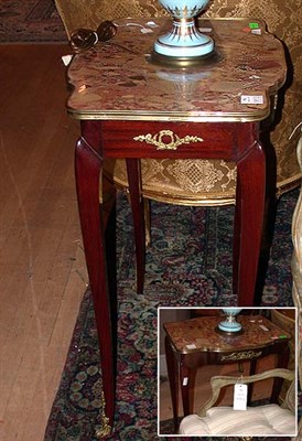 Lot 574 - Louis XV Style Bronze Mounted Marble Top...