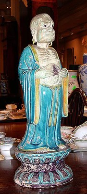 Lot 233 - Chinese Pottery Figure of an Immortal