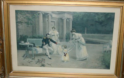 Lot 158 - After Jules Girardet [NAPOLEON GREETING CHILD]...