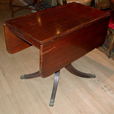 Lot 379 - Regency Style Mahogany Drop-Leaf Table
