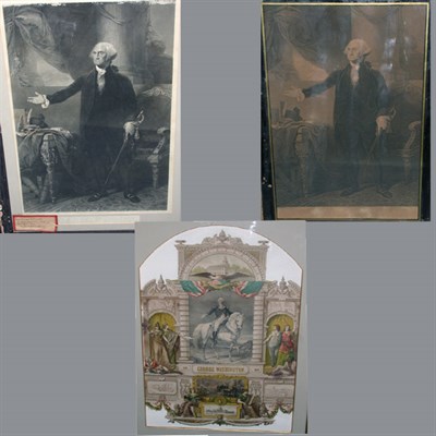 Lot 139 - After Gilbert Stuart WASHINGTON and GENERAL...