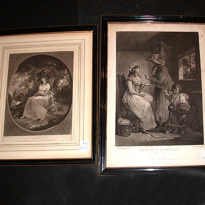 Lot 173 - After George Morland CONTEMPLATION and...