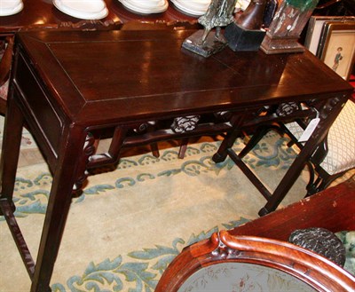 Lot 502 - Chinese Hardwood Altar Table