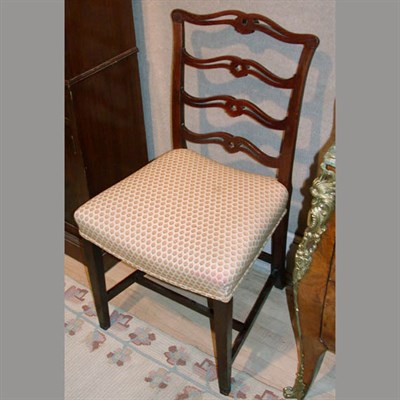 Lot 475 - Set of Four Georgian Style Upholstered...