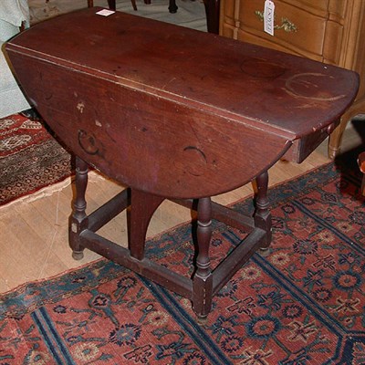 Lot 460 - Provincial Georgian Style Mahogany Low Table