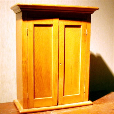 Lot 211 - Georgian Style Pine Hanging Cabinet