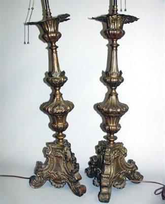 Lot 161 - Pair of Continental Baroque Style Repousse...