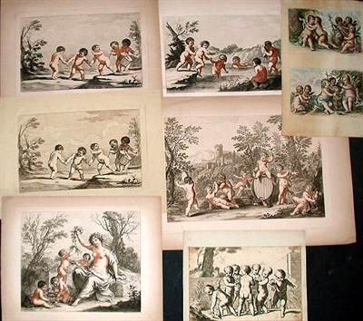 Lot 136 - F. Bartolozzi [PUTTI] Five etchings (four in...