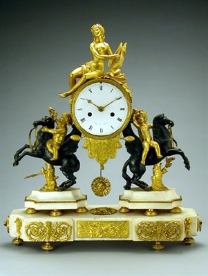 Lot 188 - Louis XVI Style Gilt and Patinated-Bronze...