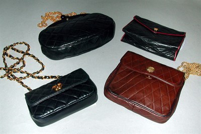Lot 303 - Group of Four Chanel Mini Handbags Each...