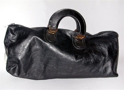 Lot 530 - Fendi Black Carry Bag Italian, 1960s Of soft...