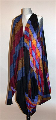 Lot 237 - Ungaro Plaid Wool Harem Style Wrap Dress...