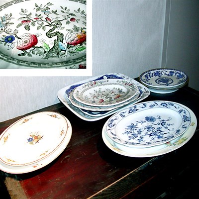 Lot 216 - Miscellaneous Group of Ten Porcelain Platters