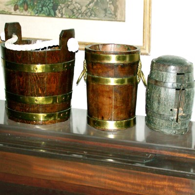 Lot 218 - Group of Three Articles Including Two Buckets