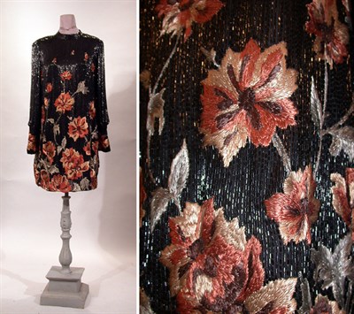 Lot 69 - Beaded and Embroidered Tunic Probably Galanos,...