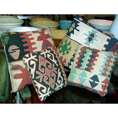 Lot 298 - Group of Four Kilim Pillows
