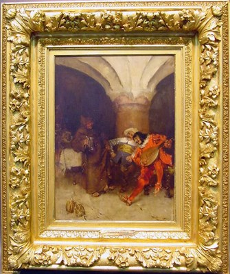 Lot 36 - Max Gaisser German, 1857-1922 MERRIMENT IN THE...