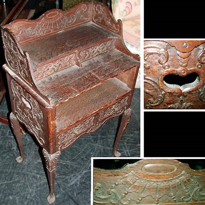 Lot 322 - Georgian Style Oak Side Cabinet