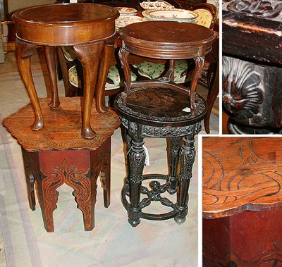 Lot 349 - Group of Four Mahogany or Walnut Low Tables