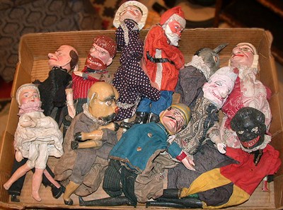 Lot 387 - Miscellaneous Group of Punch and Judy Dolls...