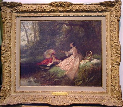 Lot 213 - Charles Desire Hue French, 182-1983 RESTFUL...