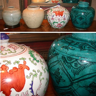 Lot 435 - Group of Four Ceramic Jars