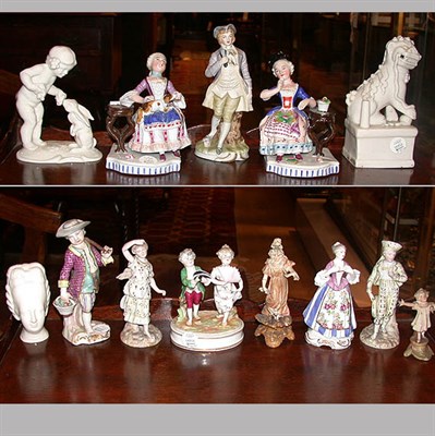 Lot 441 - Miscellaneous Group of Continental Porcelain...