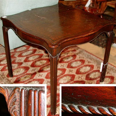 Lot 458 - George III Style Leather Inset Mahogany Table