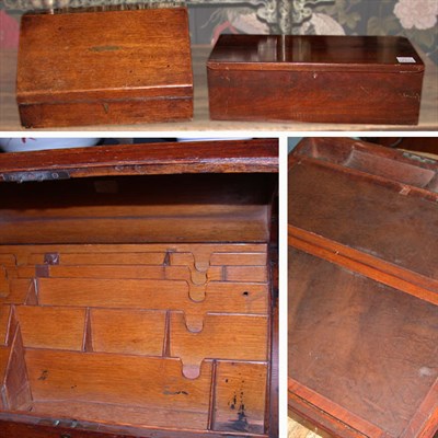 Lot 523 - Georgian Style Mahogany Lap Desk and...